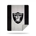 Northwest Northwest 1NFL361000018RET 60 x 72 in. NFL 361 Oakland Raiders Sliver Knit Throw 1NFL/36100/0019/RET